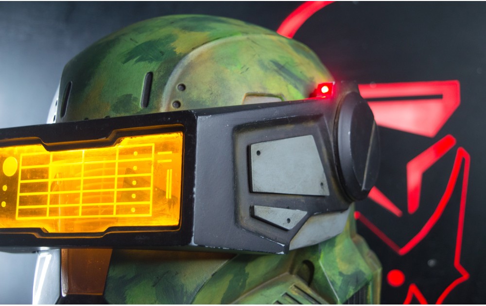 Imperial Commando Invisible Helmet with LED Imperial Commando Invisible Helmet with LED