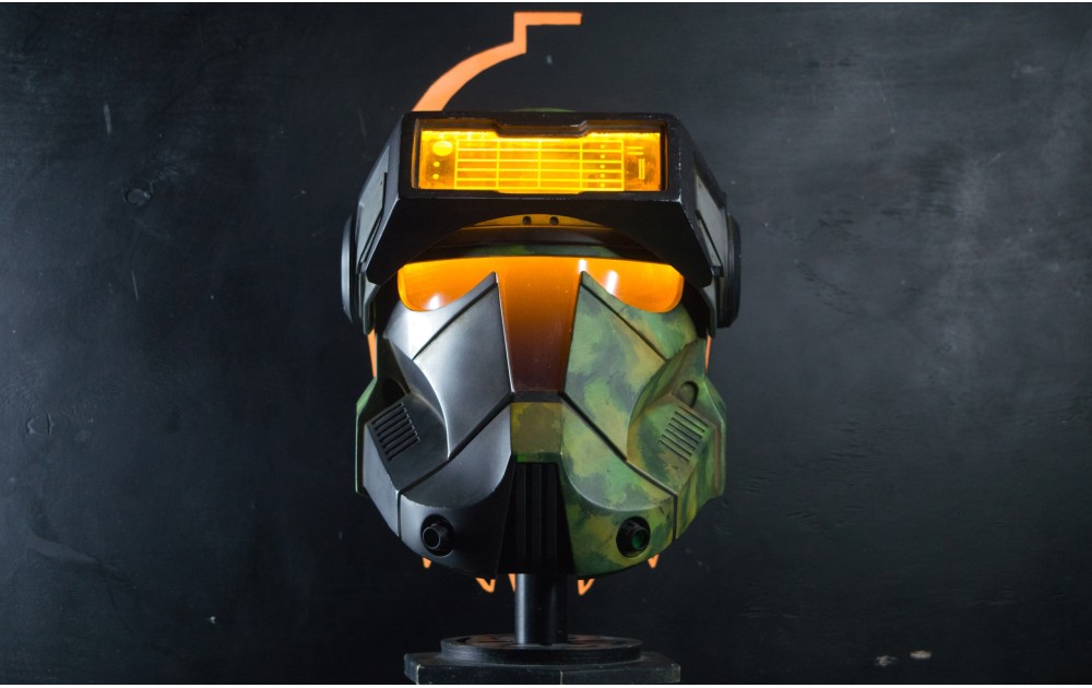 Imperial Commando Invisible Helmet with LED Imperial Commando Invisible Helmet with LED