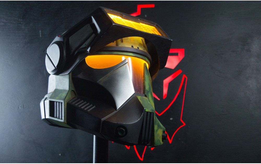 Imperial Commando Invisible Helmet with LED Imperial Commando Invisible Helmet with LED