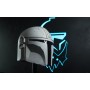 "White" Din Djarin Mandalorian Helmet 