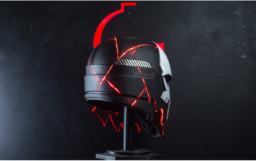 Reforged Darth Nihilus Helmet with LED