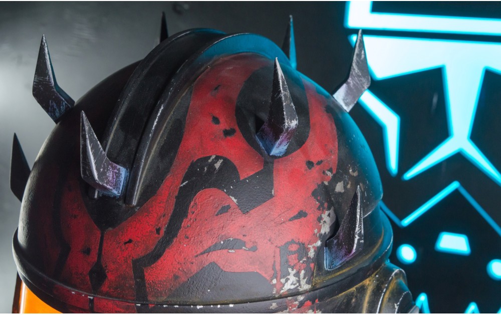 Darth Maul Phase 2 Helmet ROTS with LED visor