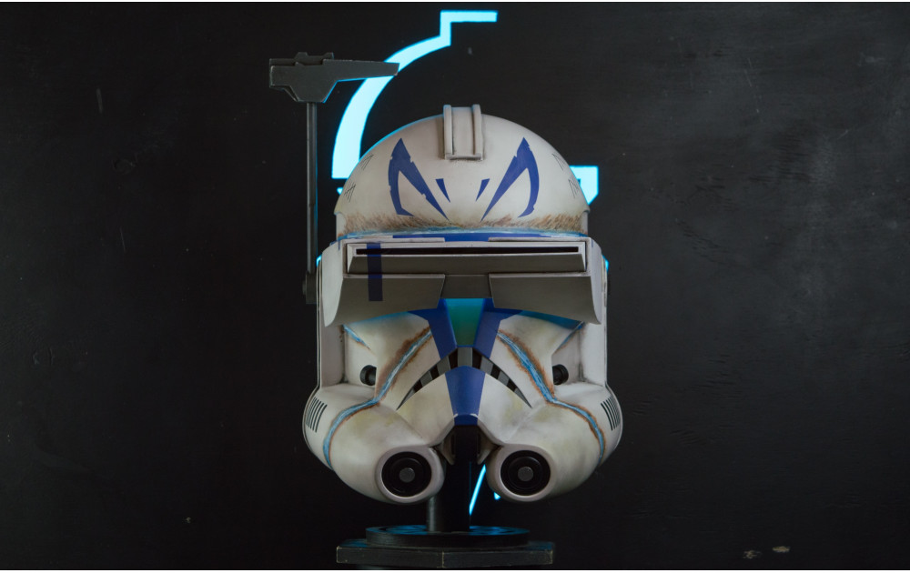 Captain Rex 501st Legion Clone Trooper Phase 2 Helmet CW Specialist LED 