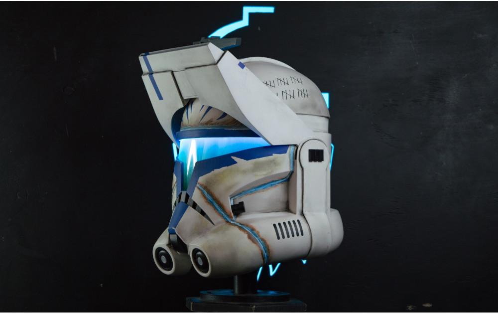 Captain Rex 501st Legion Clone Trooper Phase 2 Helmet CW Specialist LED 