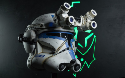 Tactical Captain Rex Clone Trooper Phase 2 Helmet ROTS  