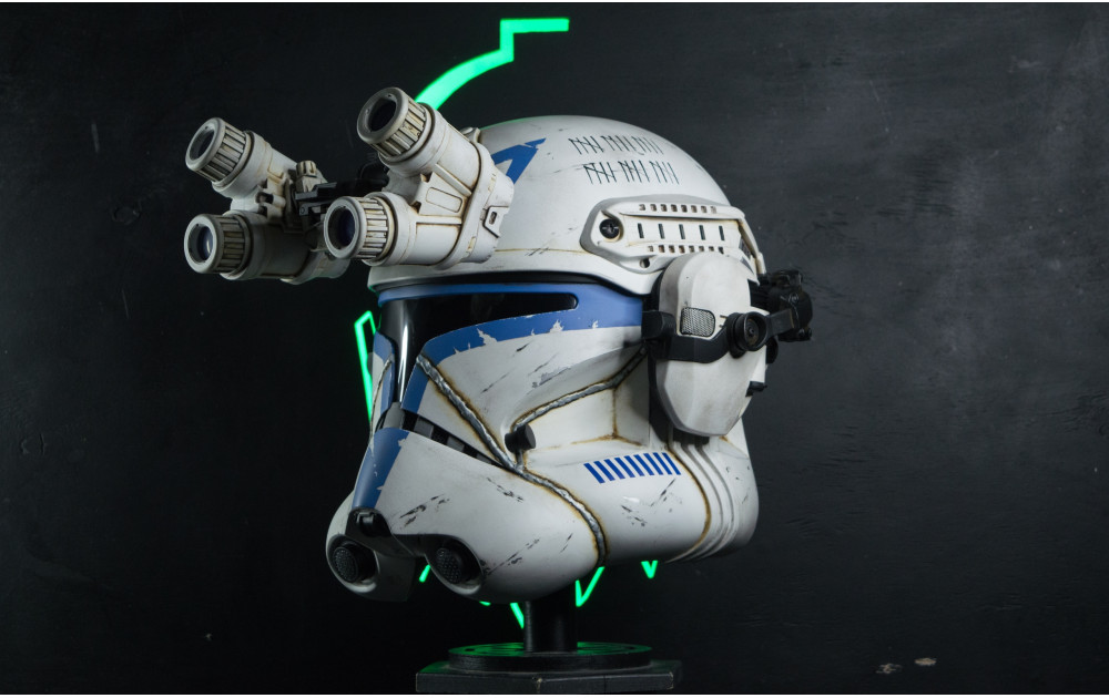 Tactical Captain Rex Clone Trooper Phase 2 Helmet ROTS  