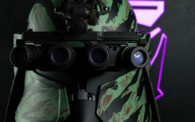 Tactical Tiger Stripe Bacara Helmet ROTS