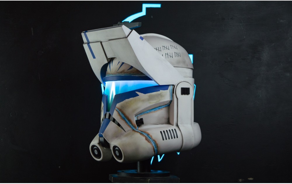 Captain Rex 501st Legion Clone Trooper Phase 2 Helmet CW Specialist LED (PRE ORDER)