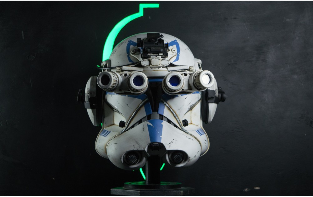 Tactical Captain Rex Clone Trooper Phase 2 Helmet ROTS 
