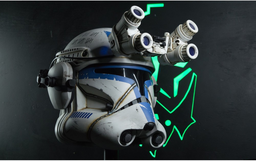 Tactical Captain Rex Clone Trooper Phase 2 Helmet ROTS 