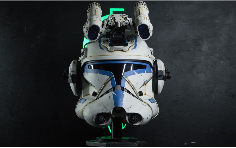 Tactical Captain Rex Clone Trooper Phase 2 Helmet ROTS 