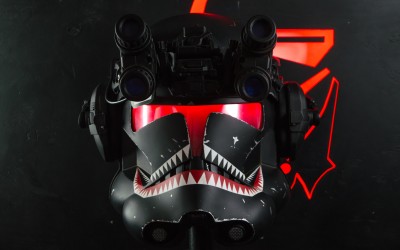 Tactical  Vietnam (Alternative version) Clone Trooper Phase 2 Helmet ROTS  with LED Visor 