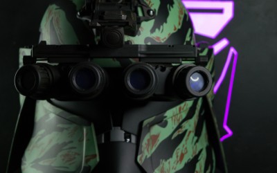 Tactical Tiger Stripe Bacara Helmet ROTS
