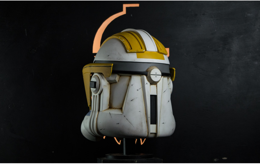 327th Star Corps Heavy Phase 2 Clone Trooper Helmet ROTS from Battlefront 2