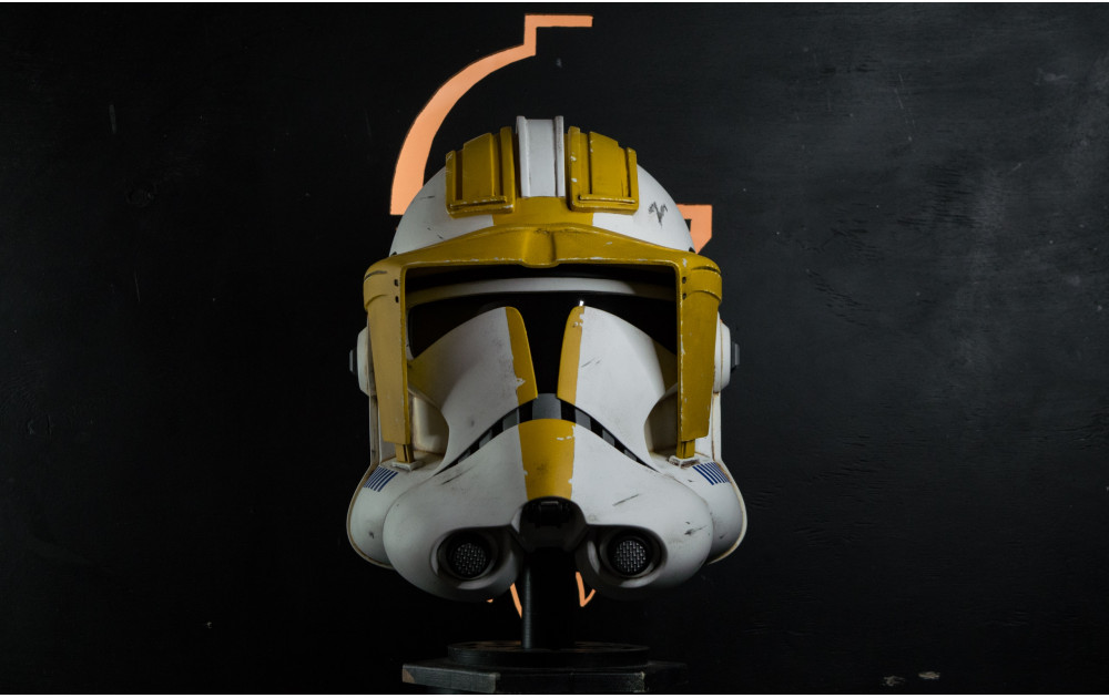 327th Star Corps Heavy Phase 2 Clone Trooper Helmet ROTS from Battlefront 2