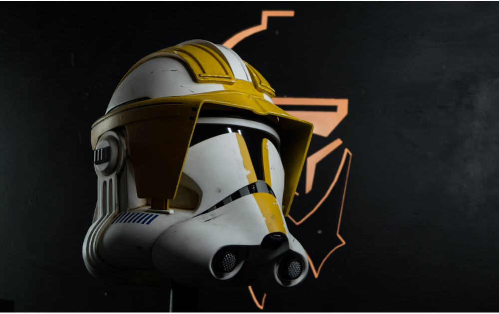 327th Star Corps Heavy Phase 2 Clone Trooper Helmet ROTS from Battlefront 2
