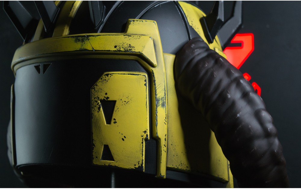 Custom Savage Mandalorian Helmet with Horn