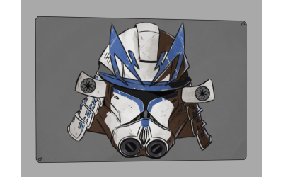 Captain Rex Samurai Clone Trooper 