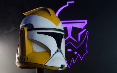 Custom "White Orange" Clone Trooper Phase 1 Helmet AOTC