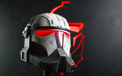 Imperial Commando Scorch Helmet with LED